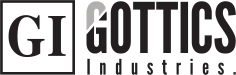 Gottics Industries. - production and custom machining- shaft repair- rush cnc-Ontario-Cambridge-prototype-shred tech-Parts-service-spacers-  Logo